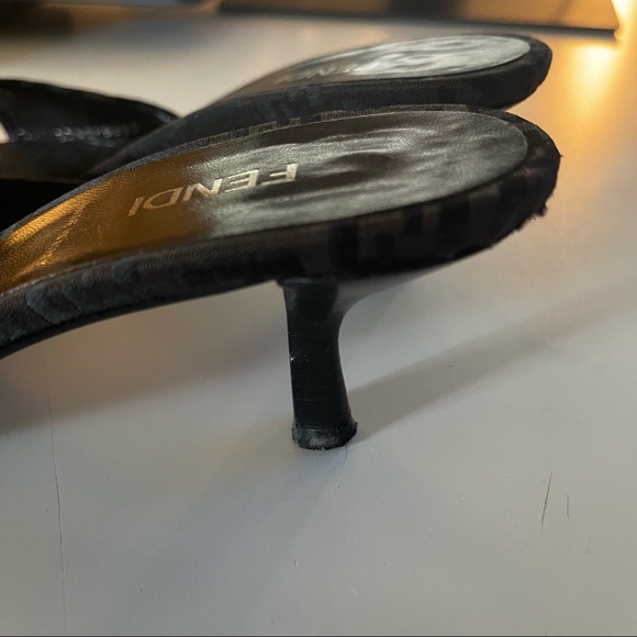 Fendi Zucca Kitten Heels - Picture 8 of 16